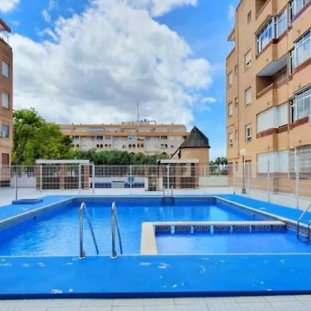 6 Pers & Piscina Playa Cura Torrevieja